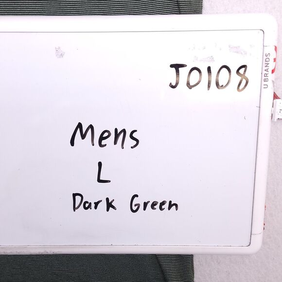 Van Heusen Short Sleeve Collared Polo Shirt Adult Mens Size Large L Green - Picture 9 of 10